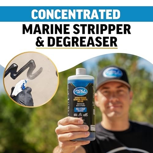 Proprietary Formula Poli Strip® Concentrated Boat and RV Stripper & Degreaser –