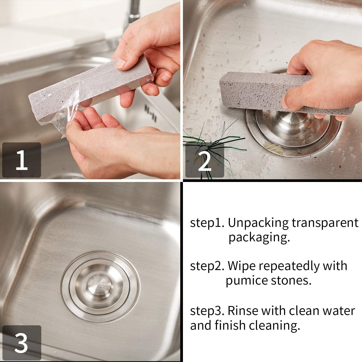 20 Pieces Pumice Stones for Cleaning – Pumice , Stick Cleaner for Removing To…