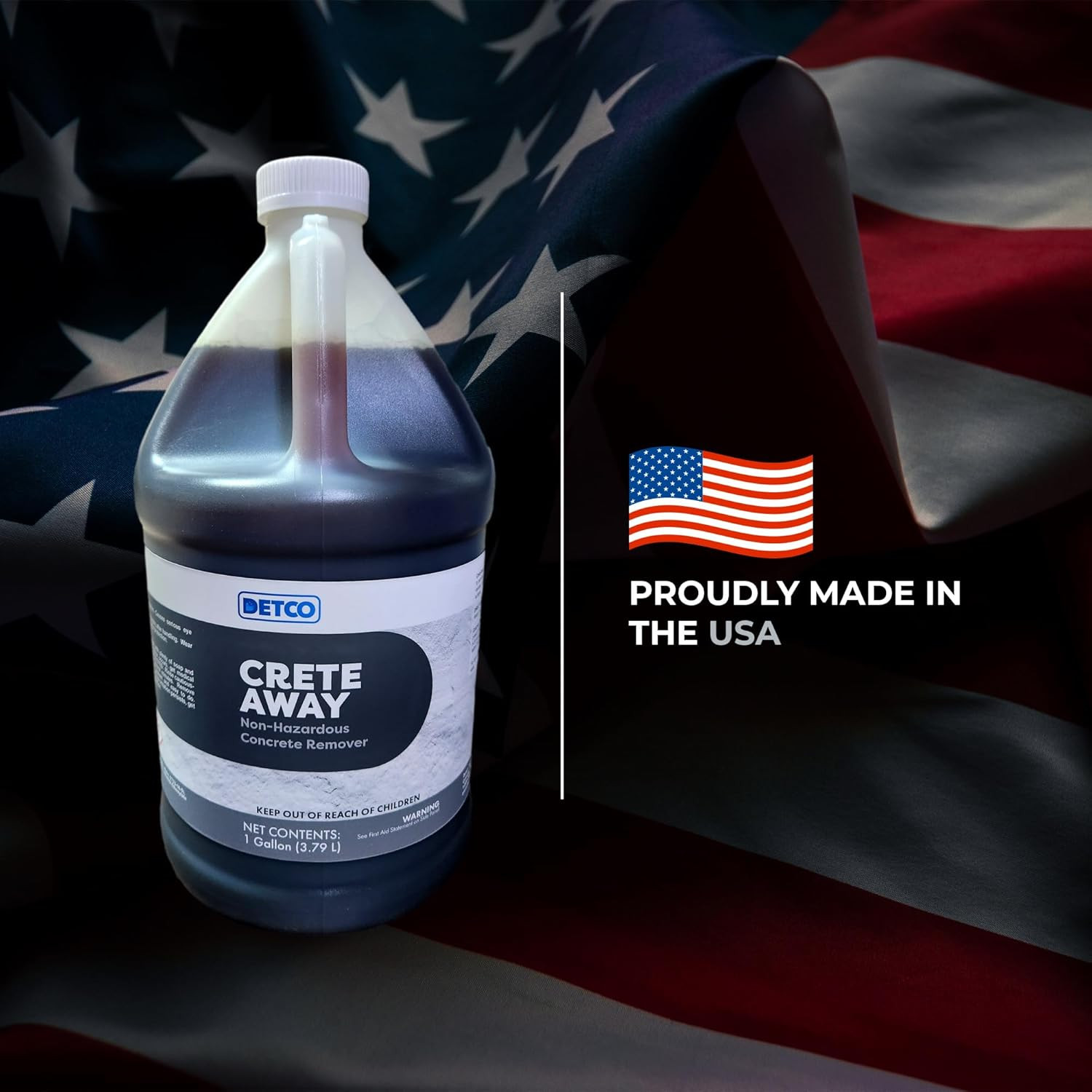 Crete Away Concrete Remover & Dissolver – Non Toxic, Biodegradable, Acid Free Ce