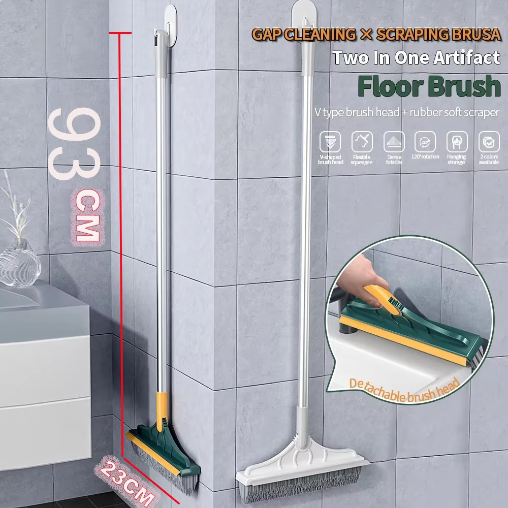 3 in 1 Cleaning Brush Cleaner Brush for Cleaning Bathroom Brush with Long Handle