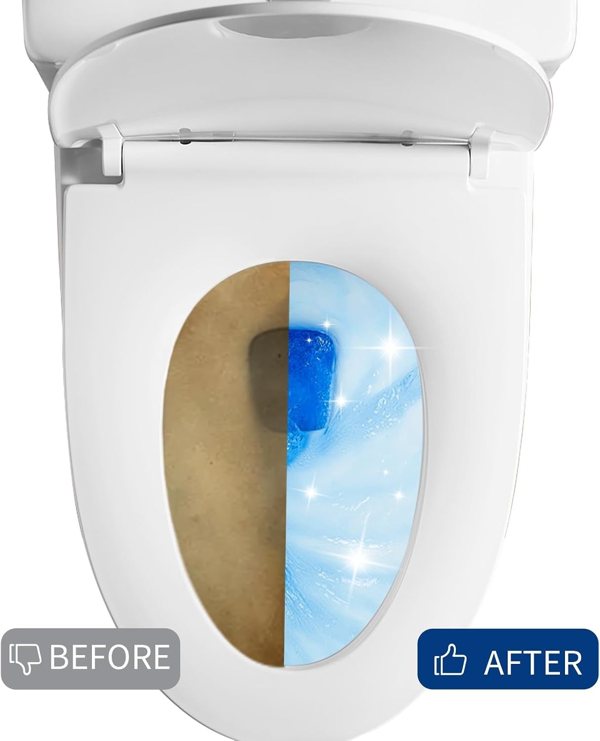 Ultra Fresh Septic Safe Toilet Cleaning Tablets – 12 Count Stain Remover