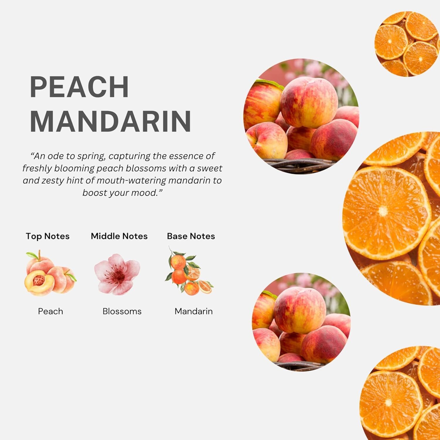 Fruits & Passion Peach Mandarin All Purpose Cleaner, Countertop Spray 16.9oz