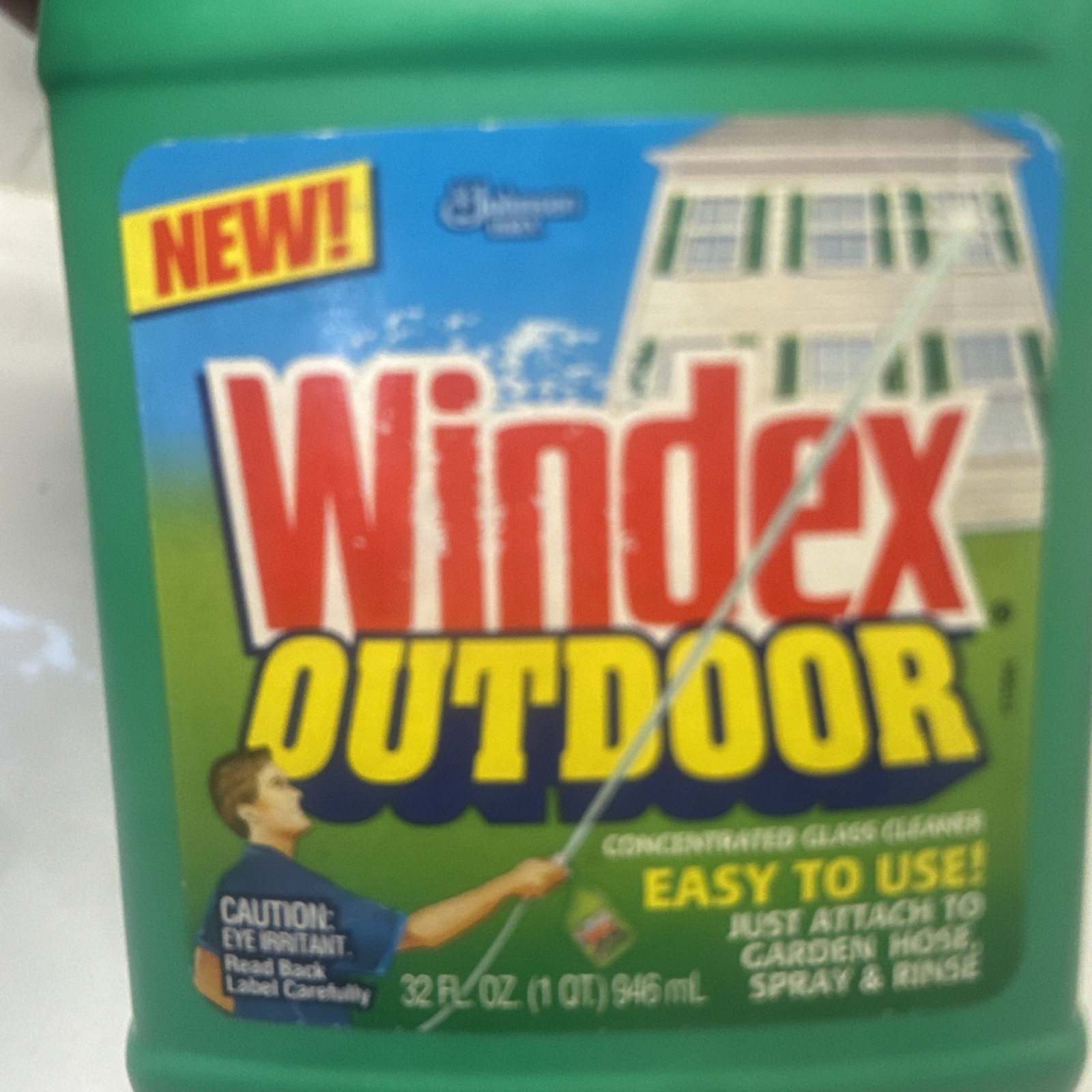 Vintage Windex Outdoor Window Glass CleanerConcentrate 32 Oz New Old Stock