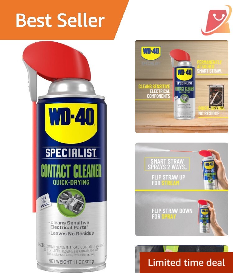 11 oz. Quick-Drying Contact Cleaner Spray – Industrial Strength for Electronics