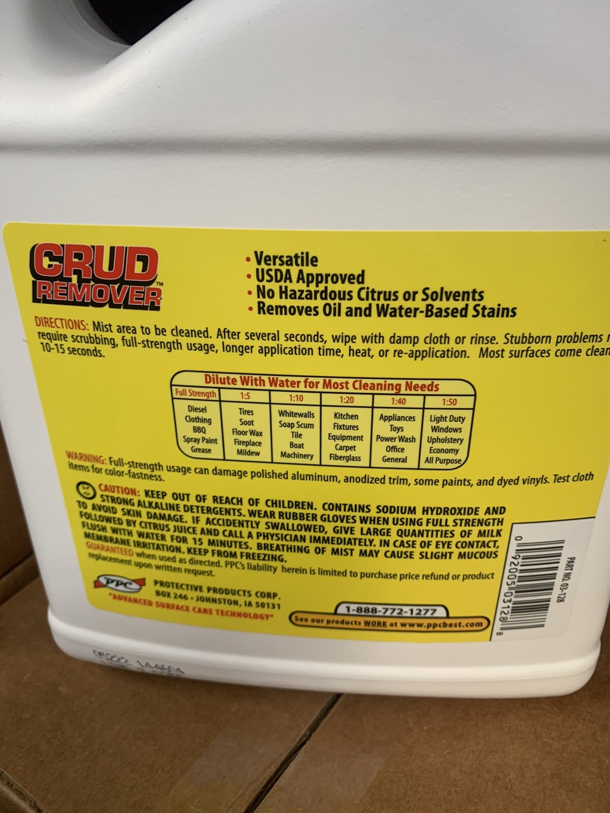 PPC Crud Remover One Gallon
