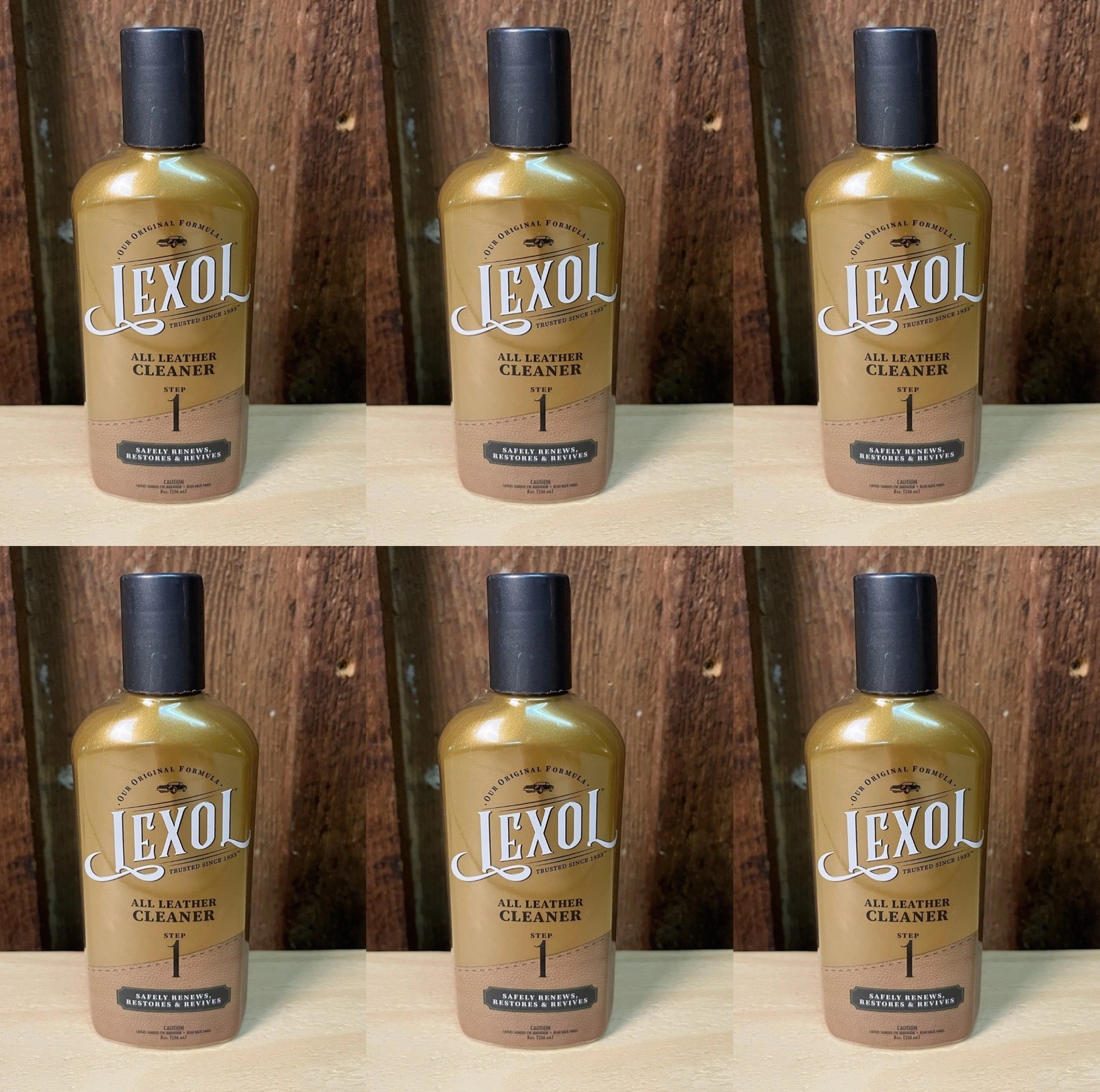 Lexol 6 All Leather Cleaner Original Formula 8 Oz Bottles Made In USA