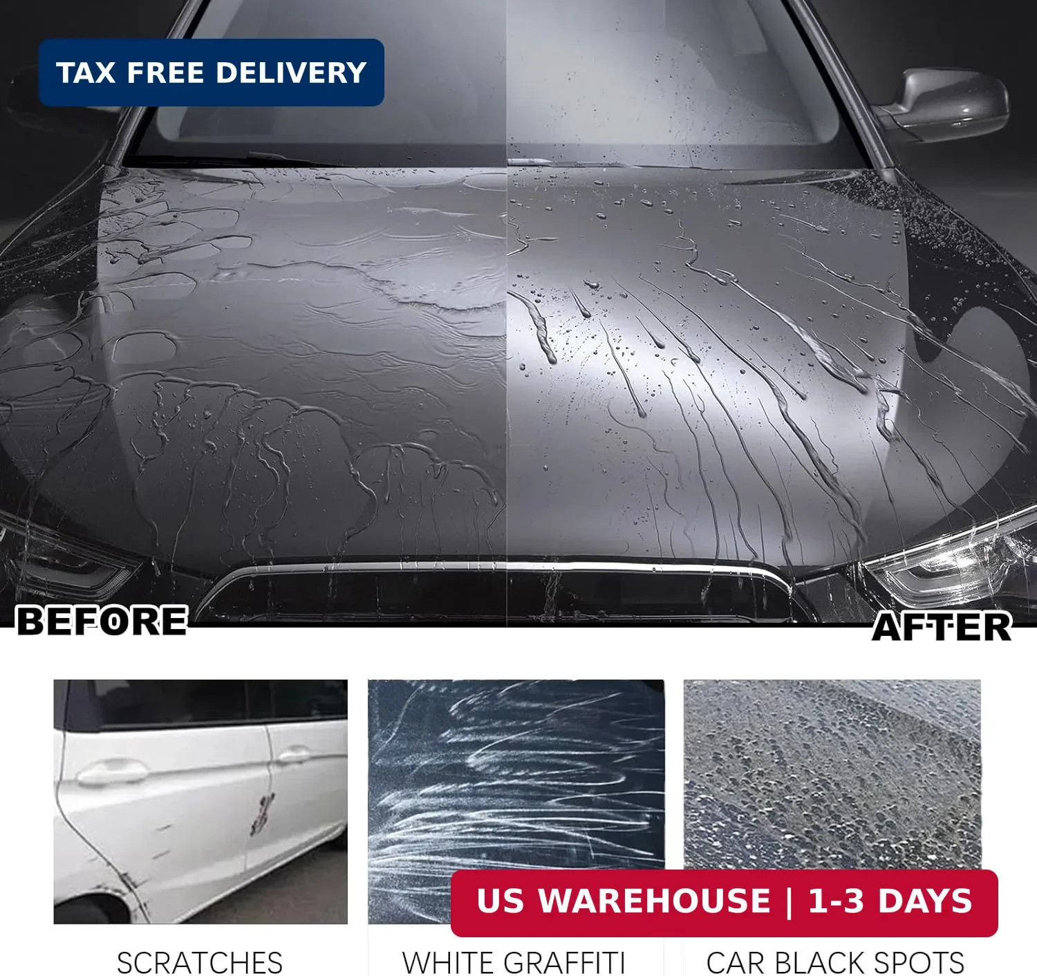 PTZ Crystal Serum for Cars – Advanced Graphene Ceramic Coating for Cars, Deep Gl