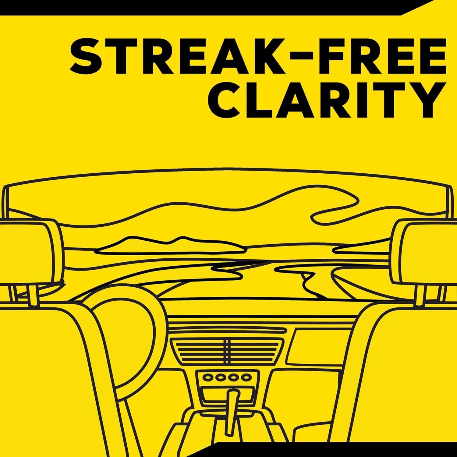 16oz Meguiar’s Glass Cleaner & Water Repellent – Unmatched Clarity & Wet Safety