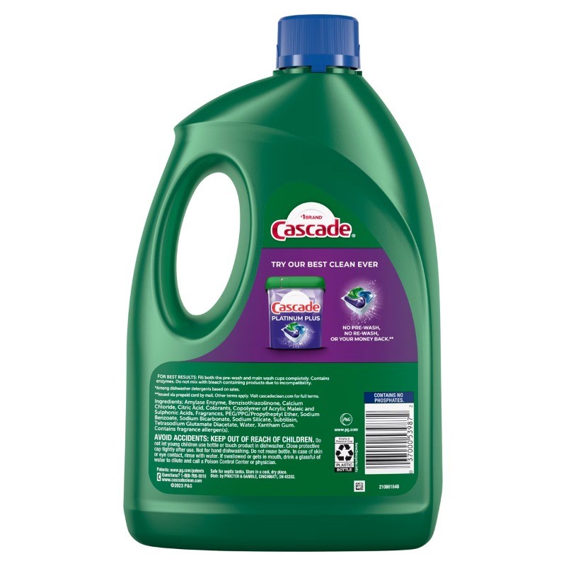 Complete Dishwashing Liquid Gel Fresh Detergent – 120 fl oz