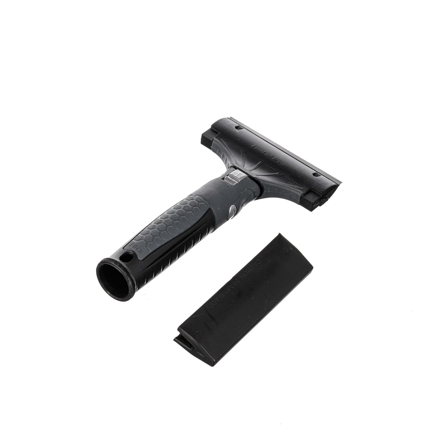 Commercial Ergotec® Ninja 4″ Glass Scraper with Blade and Safety Cap – Adjustabl