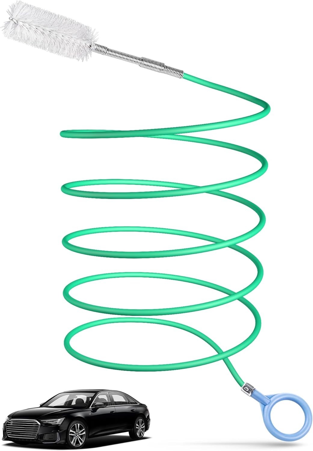 Auto Sunroof Drain Cleaning Tool, 78 Inch Flexible Drain Brush Long Pipe Cleaner