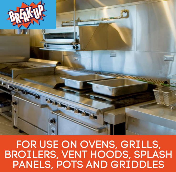 Diversey CBD991206 Break Up Professional Oven & Grill Cleaner, Pack of 1