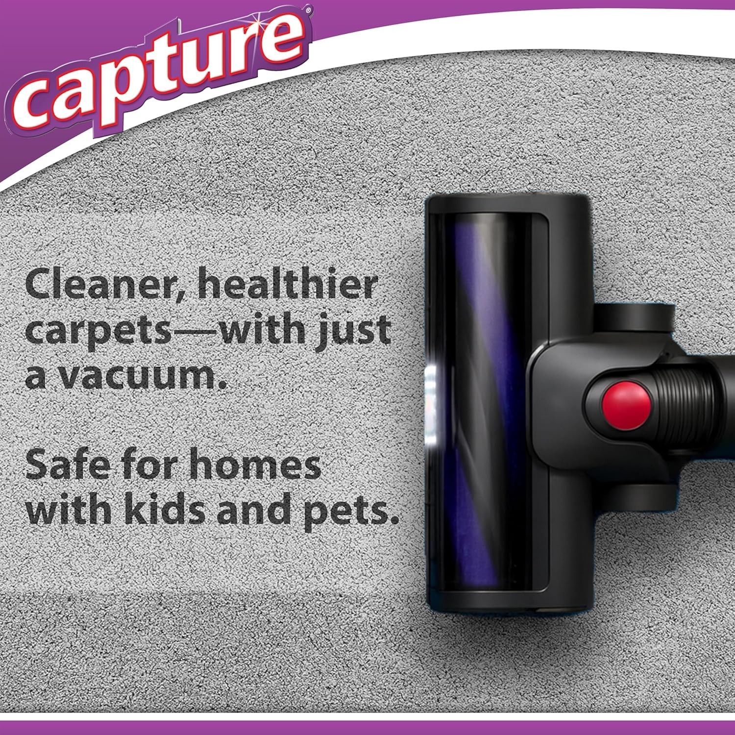 Capture Carpet Pre-Spray 24oz – Non-Toxic Stain Eliminator for Rugs & Upholstery