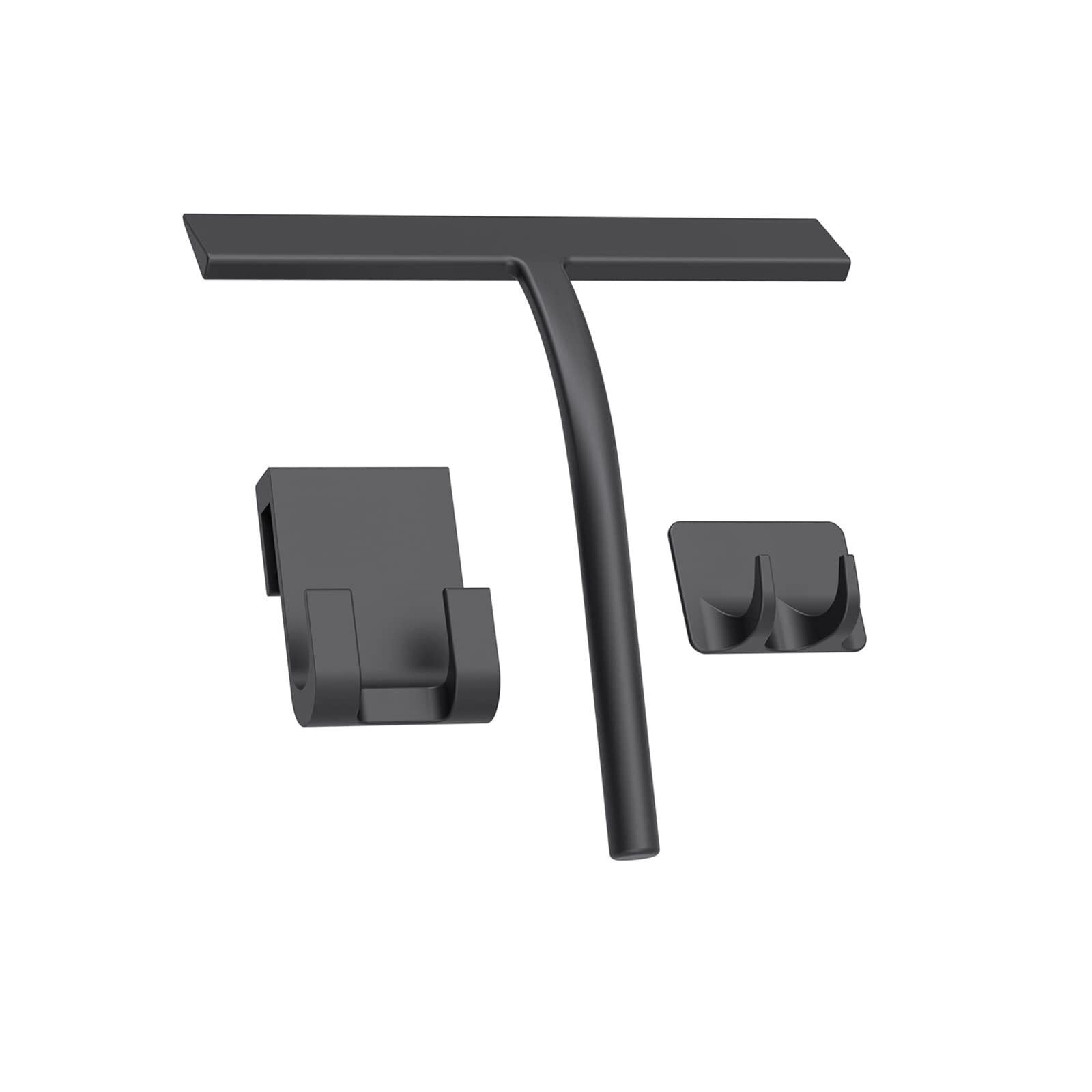 Squeegee Matte Black 9 Inch Streak Free Cleaning Shower Squeegee For Glass Doors