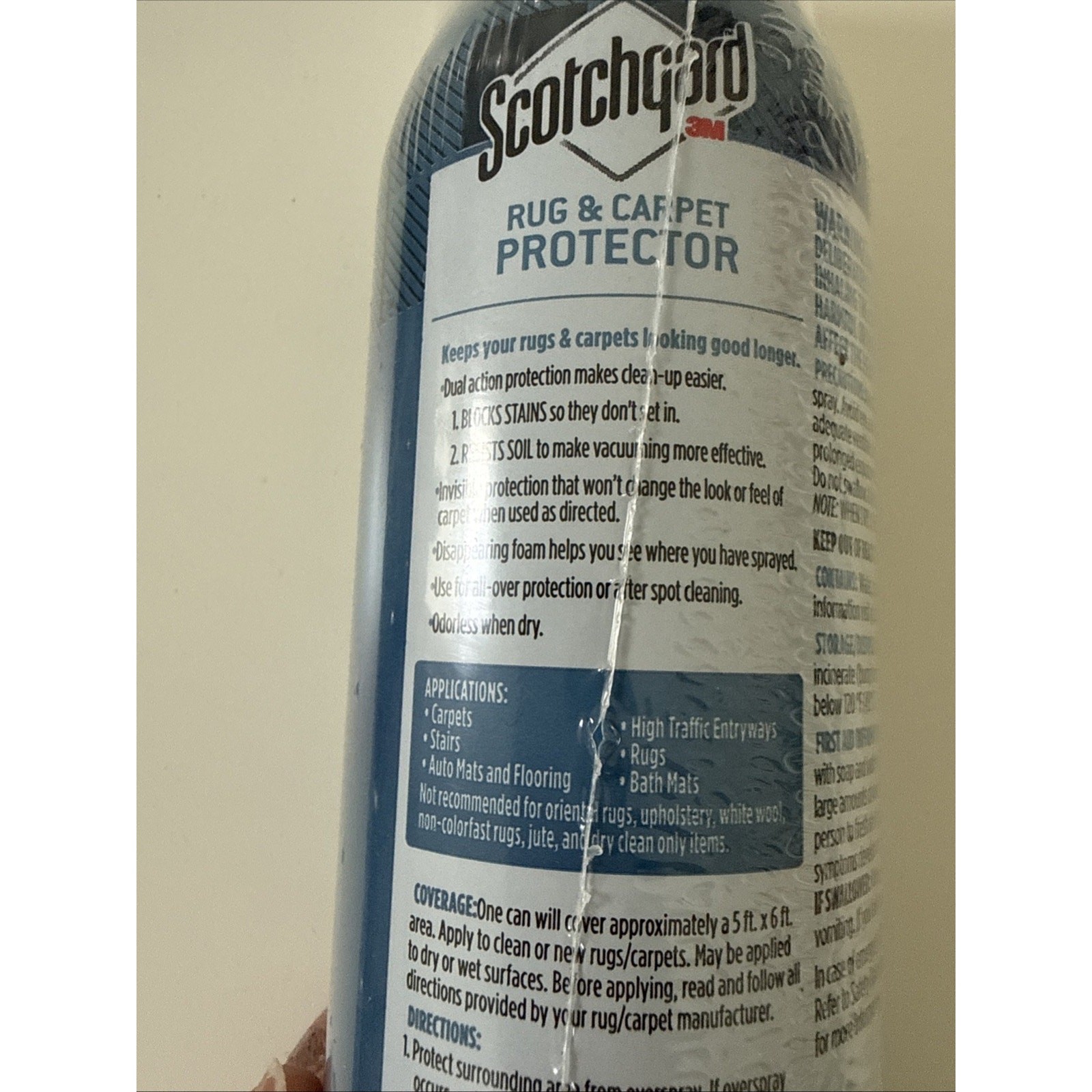Scotchgard Rug & Carpet Protector, Carpet & Rug Protector Blocks Stains, 17 Oz