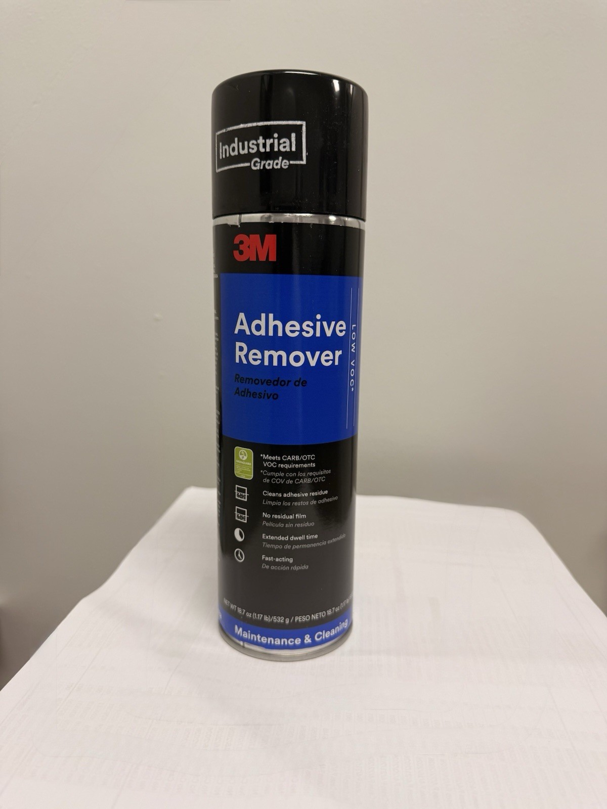 3M Adhesive Remover Low VOC 20%, 24 fl oz Can (Net Wt 18.7 oz)