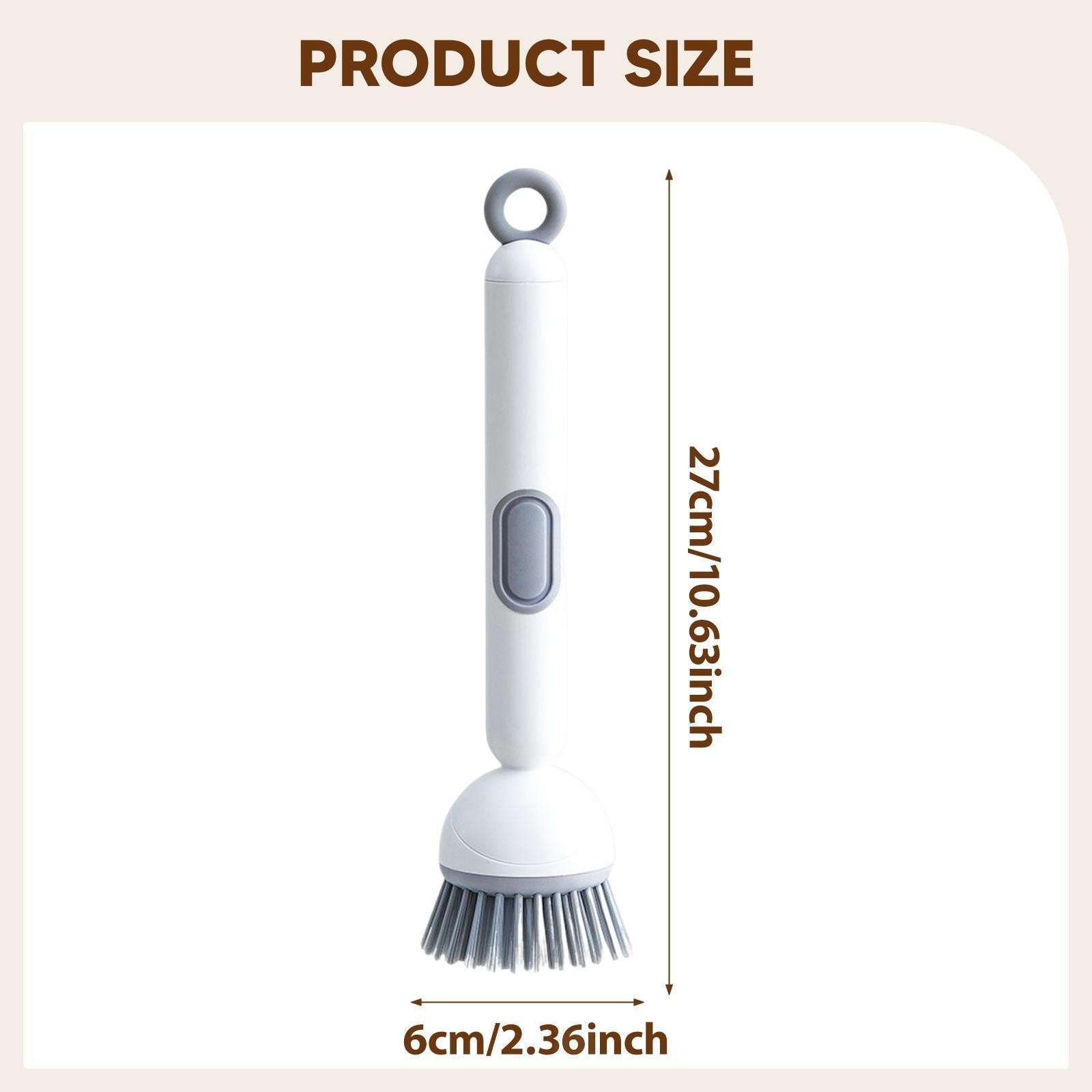 Rotating Dish Cleaning Brush Liquid Filling Brush Utensils Pot Cleaner Washing