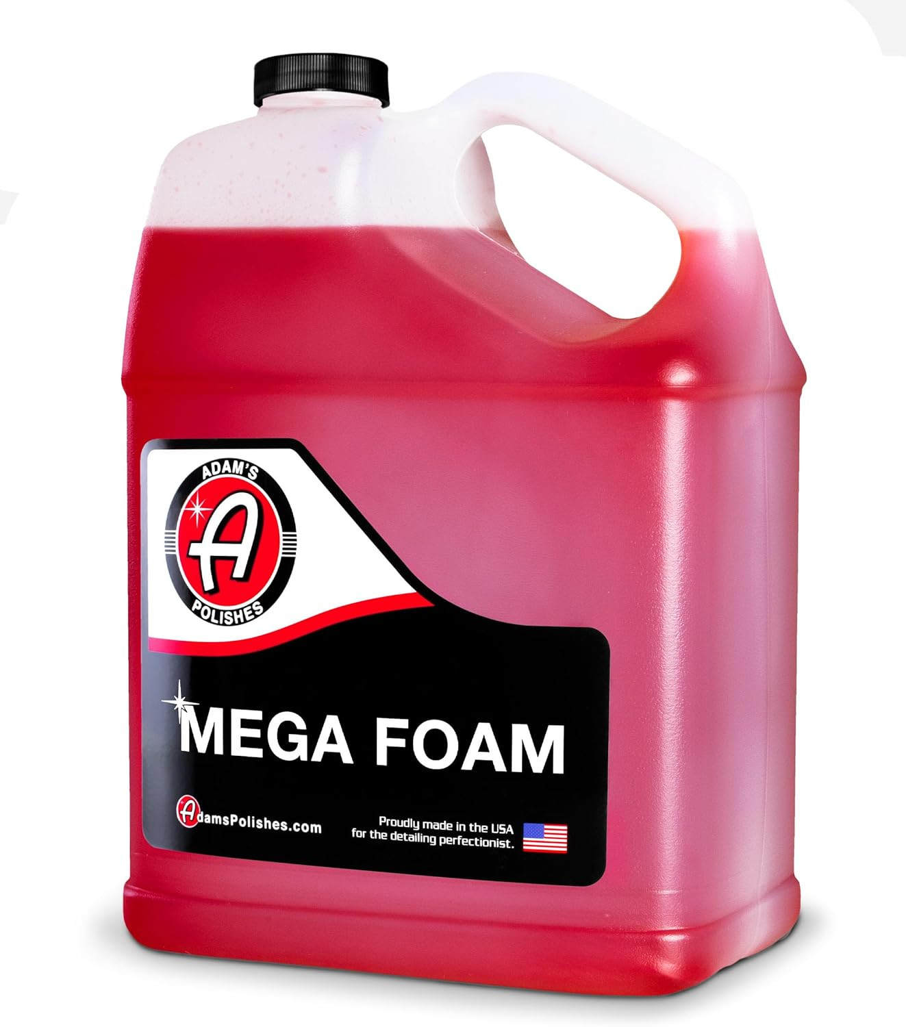 Adam’s Mega Foam Car Wash Soap 1 Gallon pH Neutral High Suds Cleaner