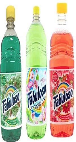 Fabuloso Multipurpose Cleaner Ocean Paradise 16.9 oz Pack of 3 Easy Grip Bottles