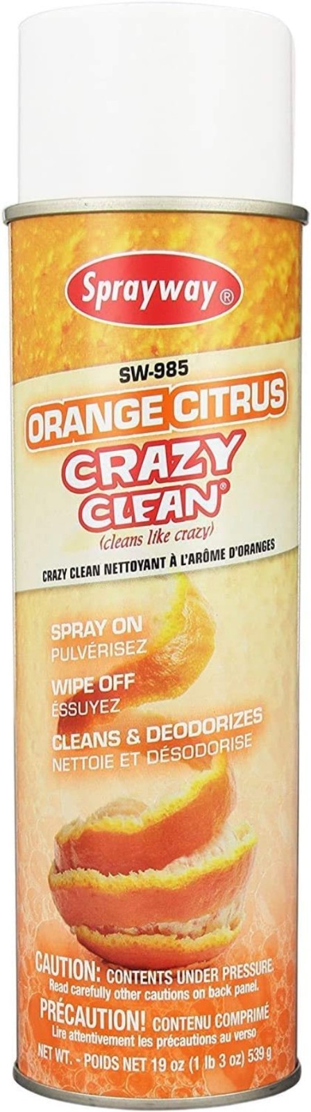 12PK Eco-Friendly Orange Citrus Foam Cleaner, 19oz – Effective Surface Cleaner
