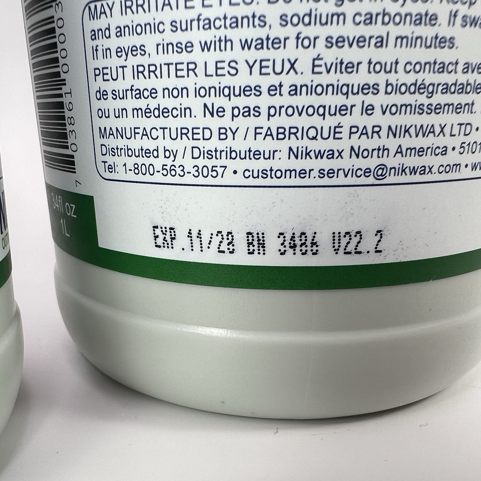 34oz 1L Nikwax Tech Wash Technical Cleaner for Rain & Snow Clothing Lot Of 4