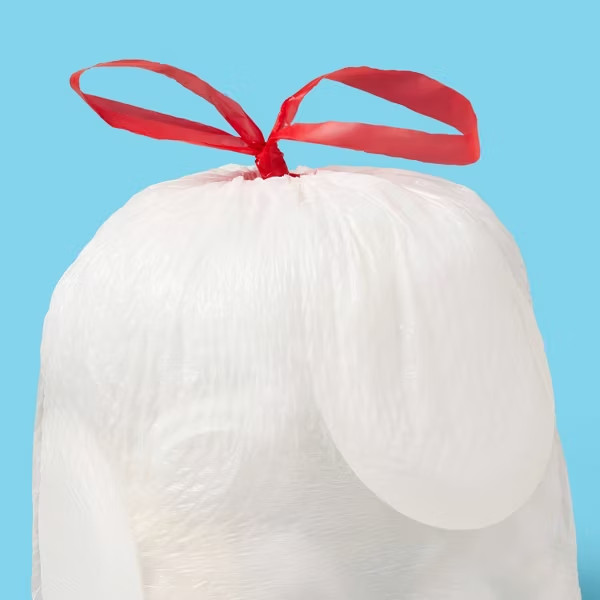 UltraStretch 4 Gallon Drawstring Trash Bags 40ct Unscented up&up