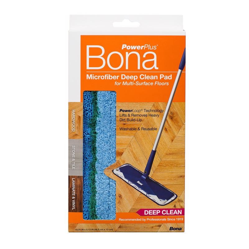 Bona AX0003495 Wet Microfiber Mop Pad 16.5 L in.