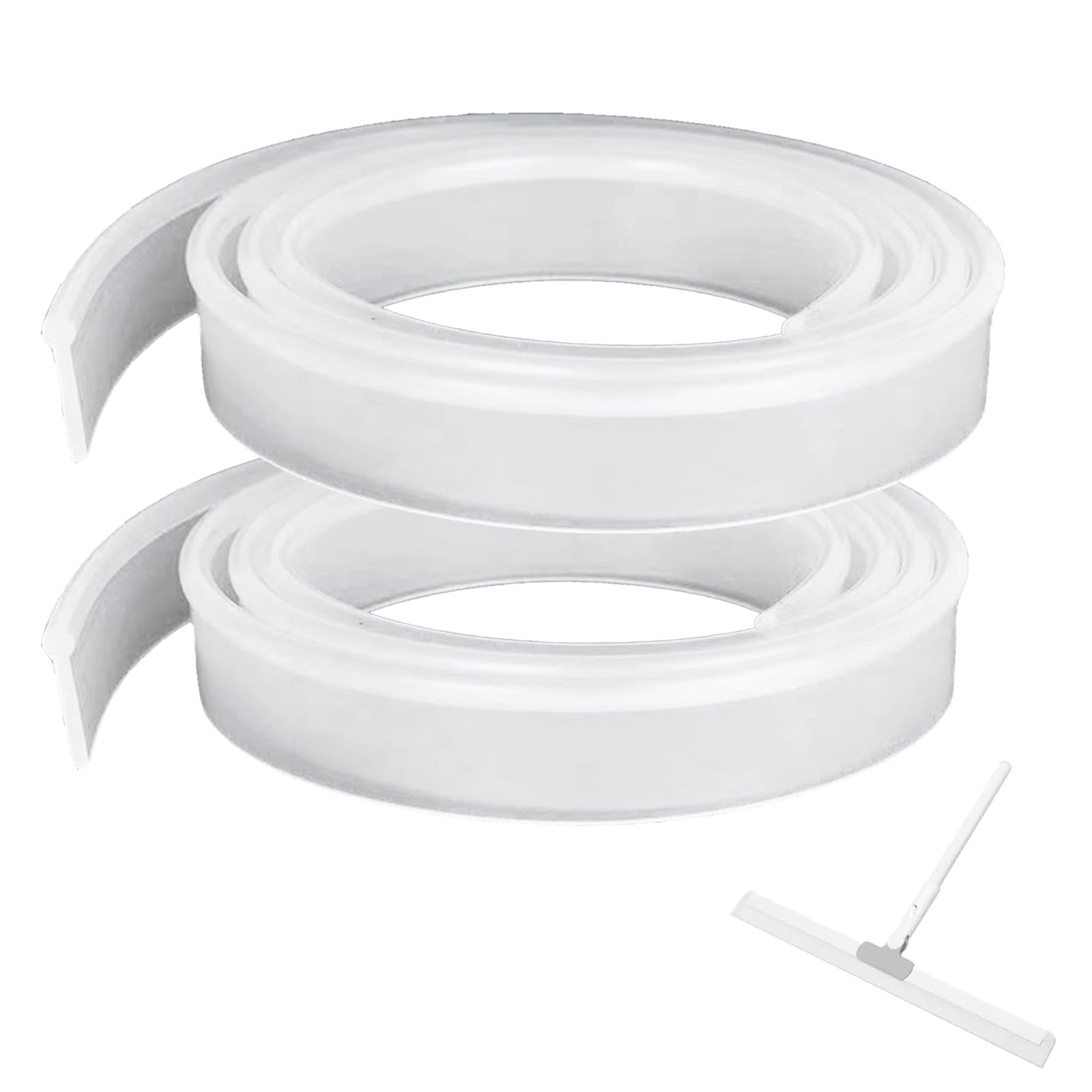 2 Pack 41 Inch Squeegee Replacement Rubber Blade for Window Glass Shower Doors