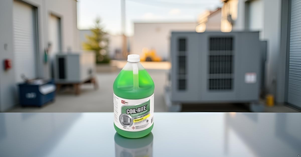 Coil-Rite 82612 Coil Cleaner, Easy Application, HVAC, 1 Gallon