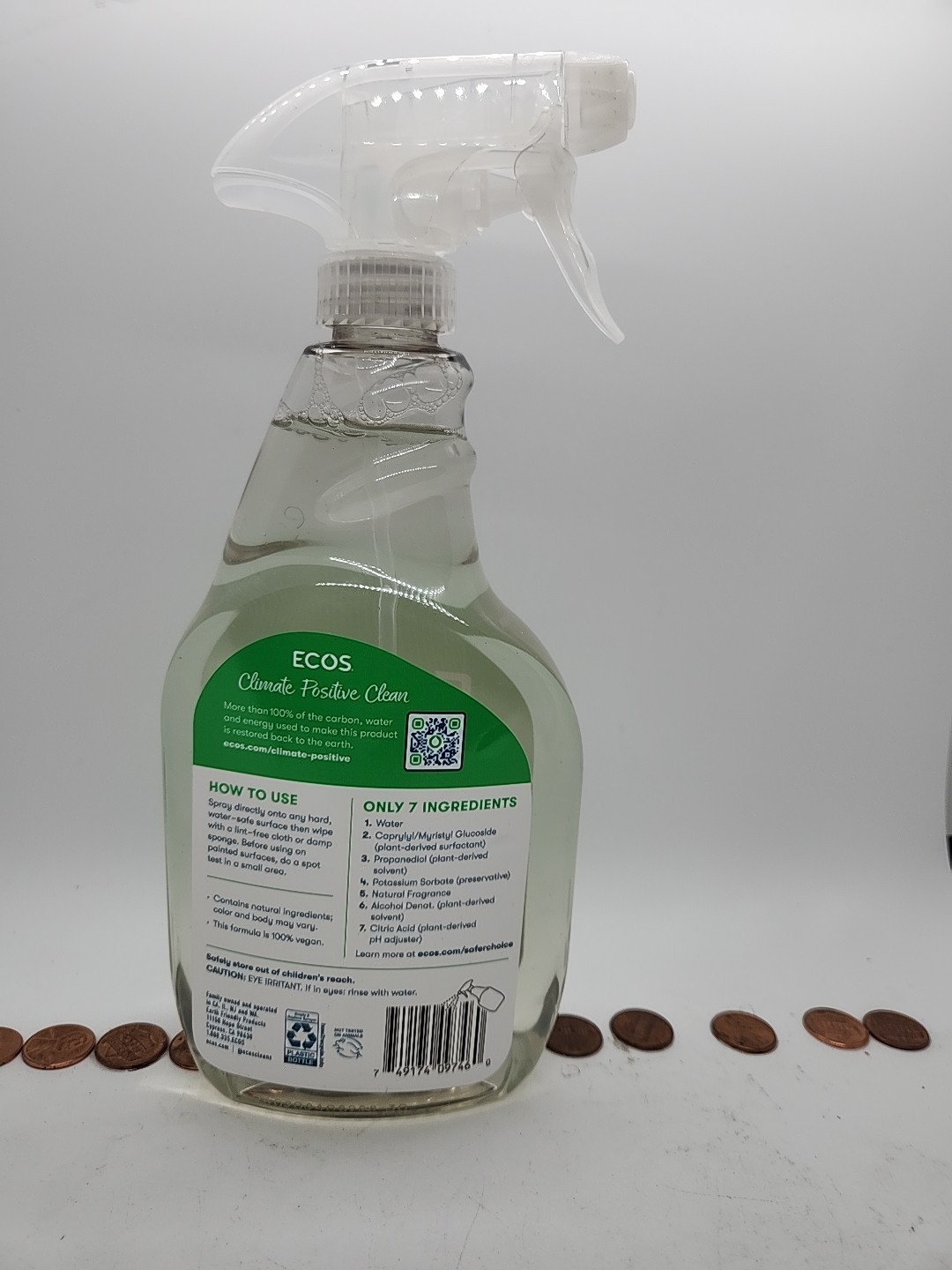 Earth Friendly Products Ecos Plant Powered All Purpose Cleaner – Parsley