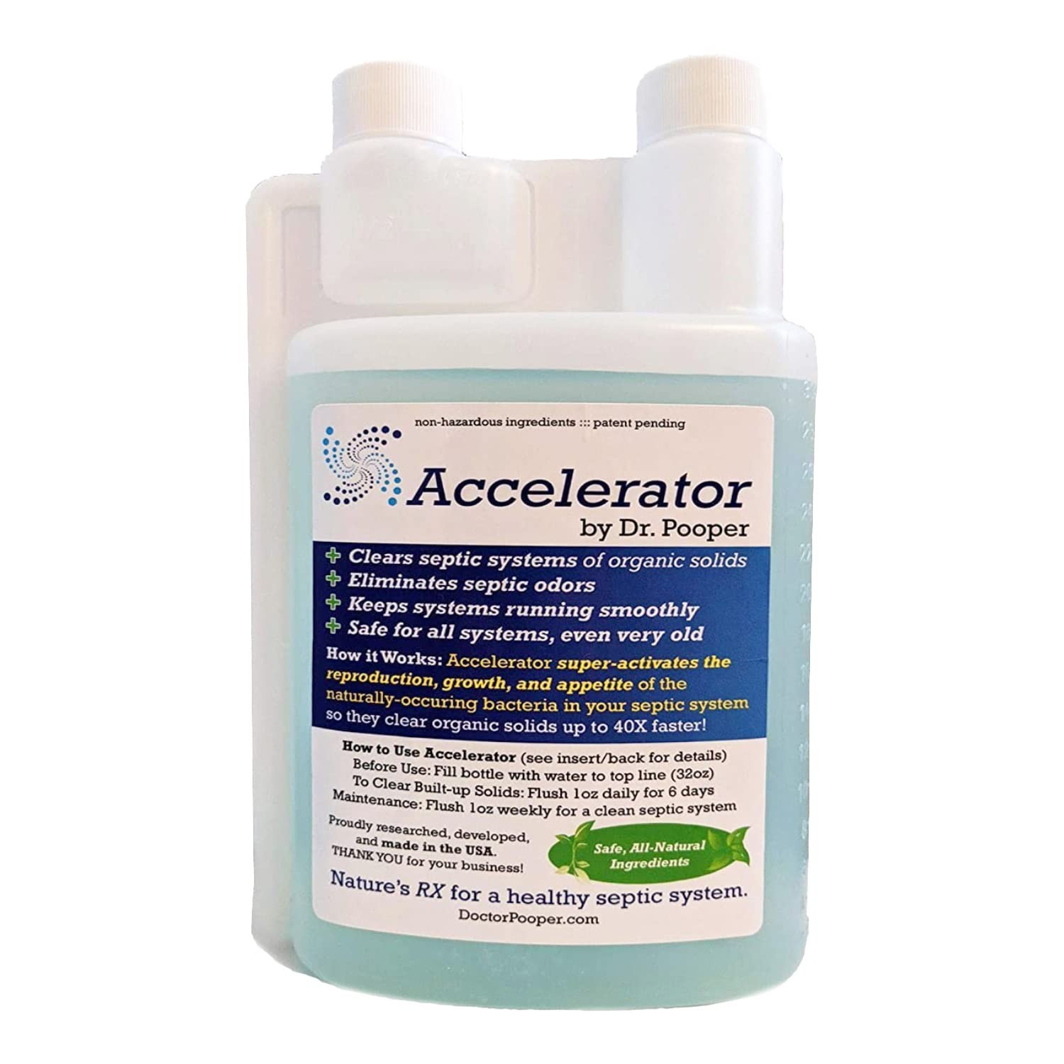 Septic Tank Treatment – Eco-Friendly Odor Eliminator & Organic Solid Cleaner – S