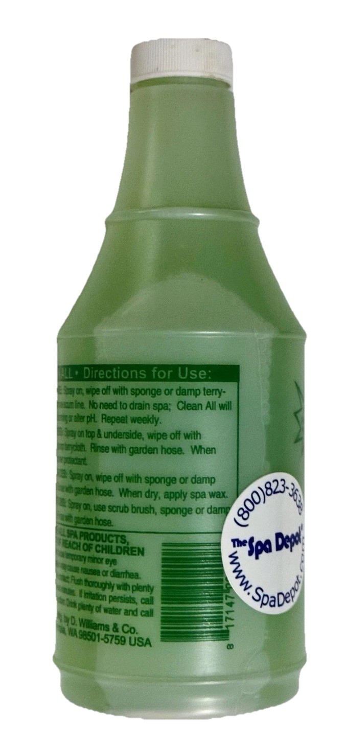 Clean All-C Concentrate Multi Surface Cleaner 16oz pH Neutral Biodegradable New