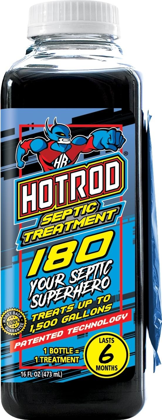 Septic Tank Treatment – 6 Month Supply – Industrial Grade, Easy to Use, Safe on