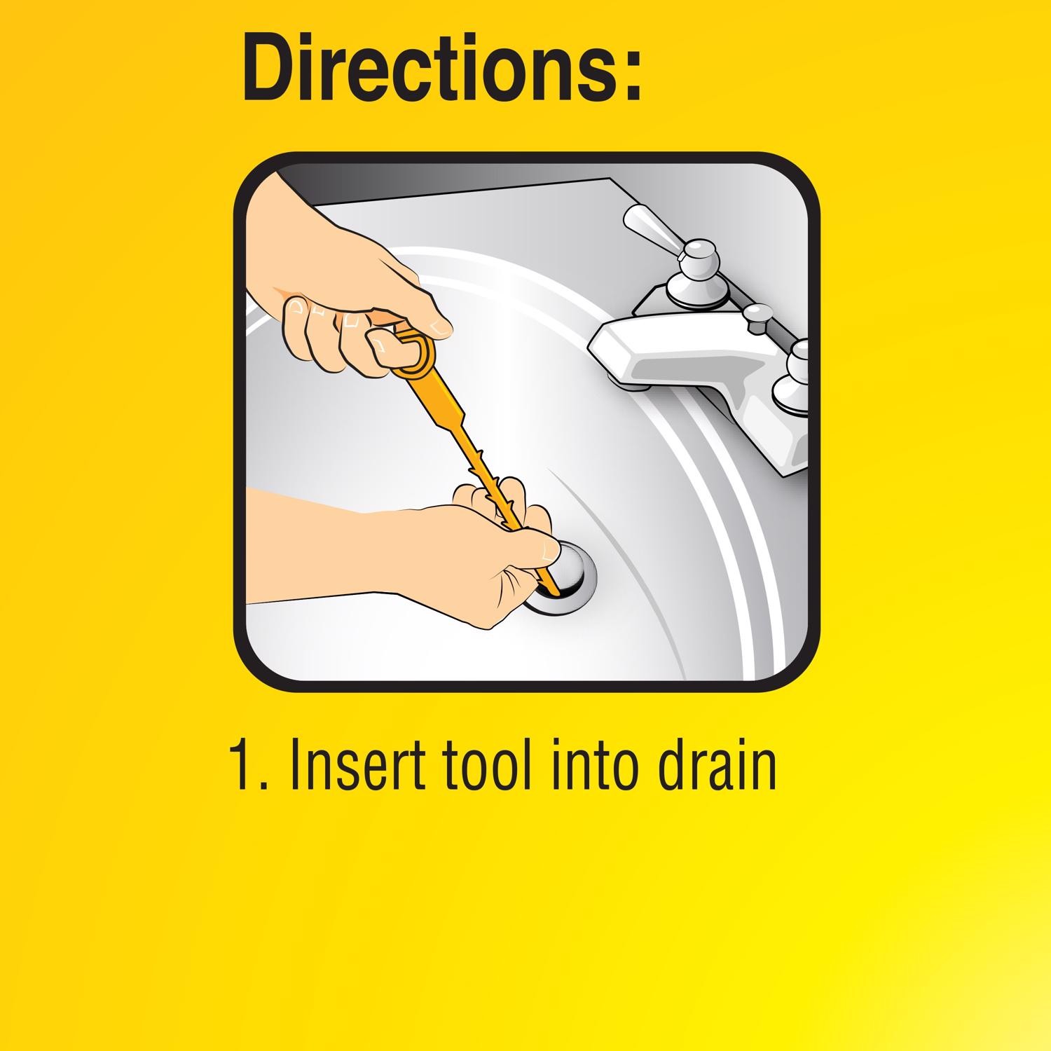 Instant Power 2301 Drain Snake Hair Clog Remover Tool 20 in.