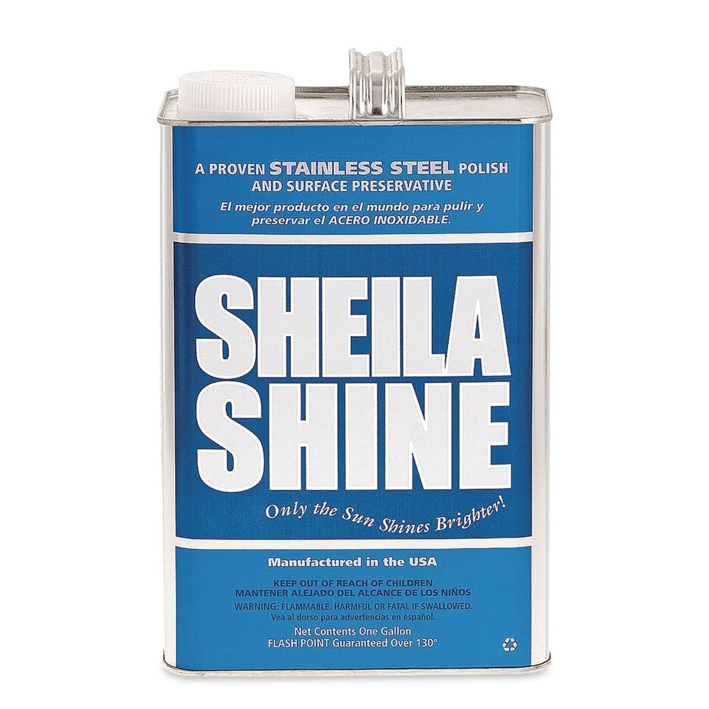 Sheila Shine SSCA128 1 gal Low VOC Stainless Steel Cleaner & Polish (4/CT) New