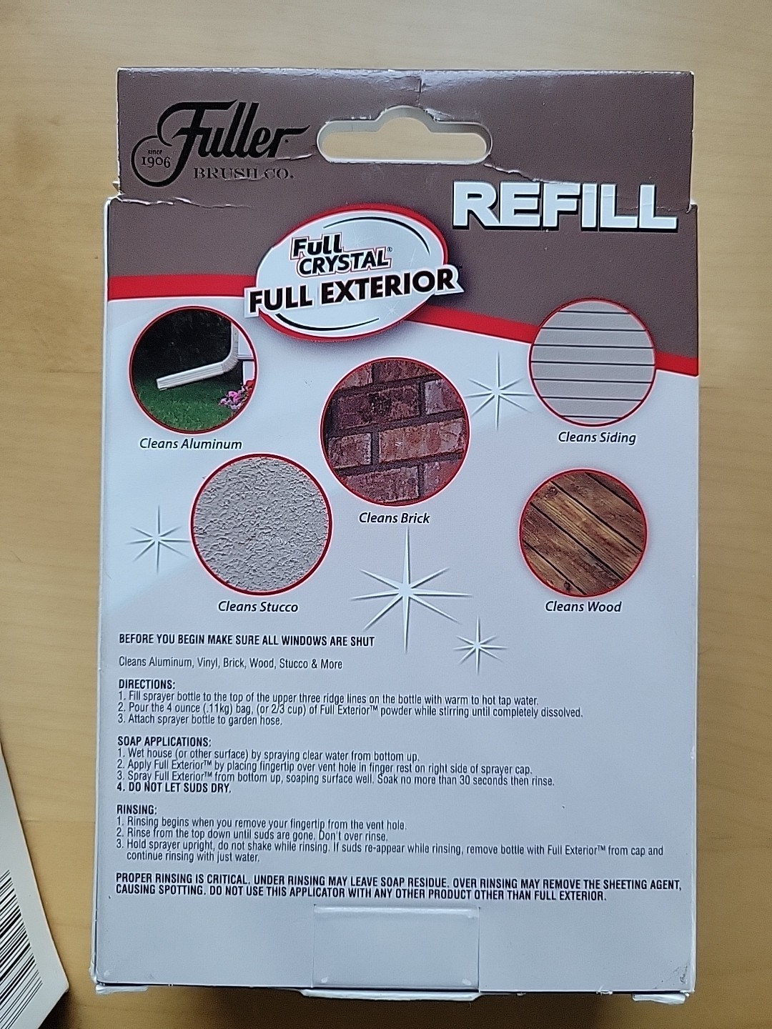 2 Fuller Brush Full Crystal Full Exterior Refill – 8 oz Powder, New Sealed.