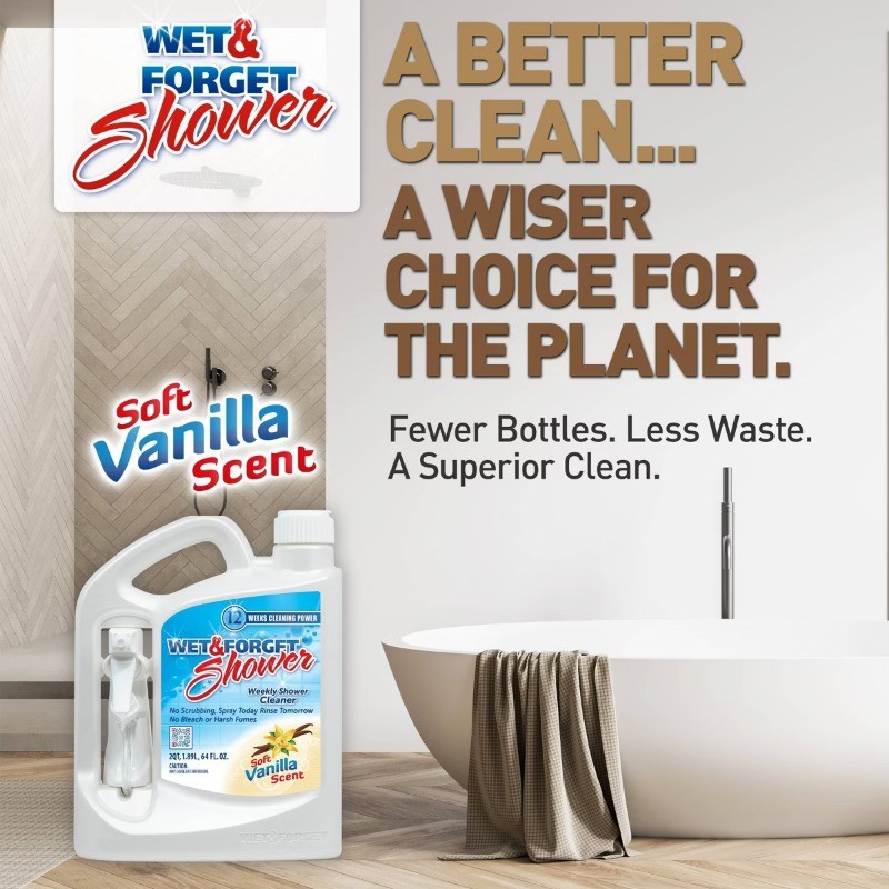 Shower Cleaner – Vanilla Scent – 64 fl oz