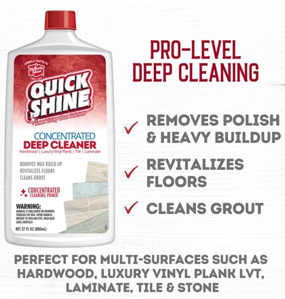 Holloway 18811-3 Quick Shine 27 Oz. Floor Deep Cleaner & Wax Stripper