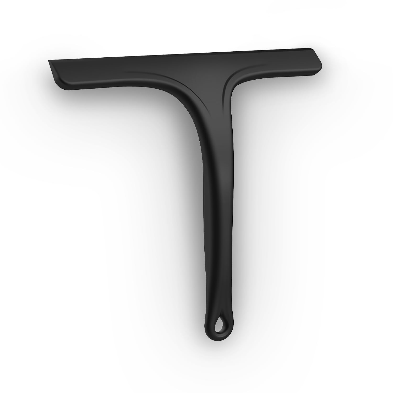 Silicone Shower Squeegee for Bathroom Glass Doors with Hanging Hole for Easy