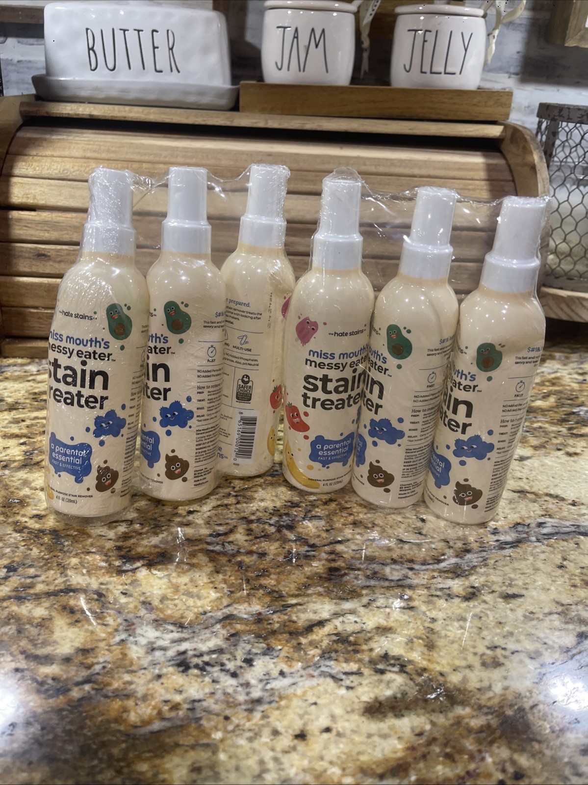 Miss Mouth’s Messy Eater Stain Treater Spray – 4 fl oz,X2 (3 Pack Set) 6 Total