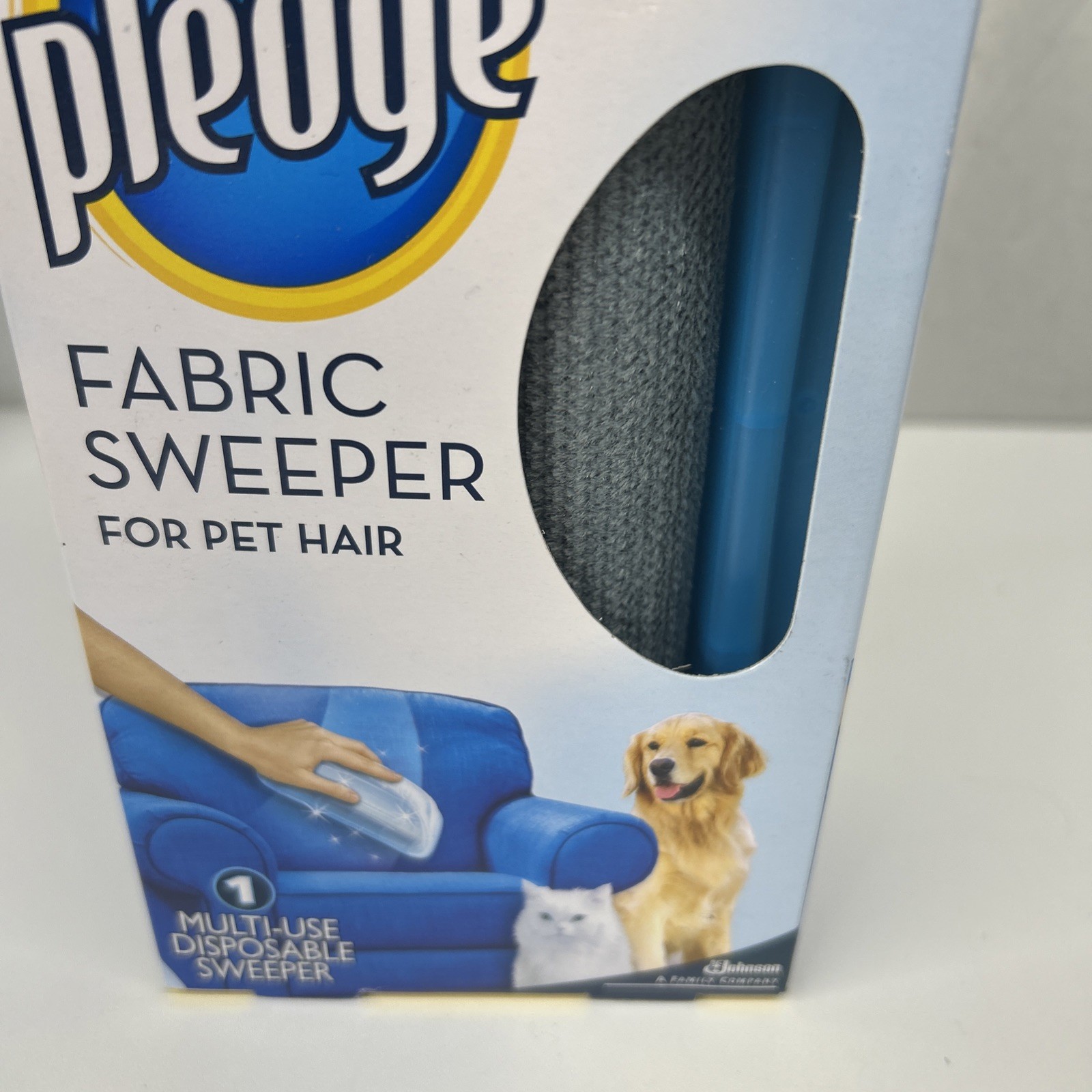 Pledge Fabric Sweeper for Pet Hair 1 Multi-Use Disposable SEALED