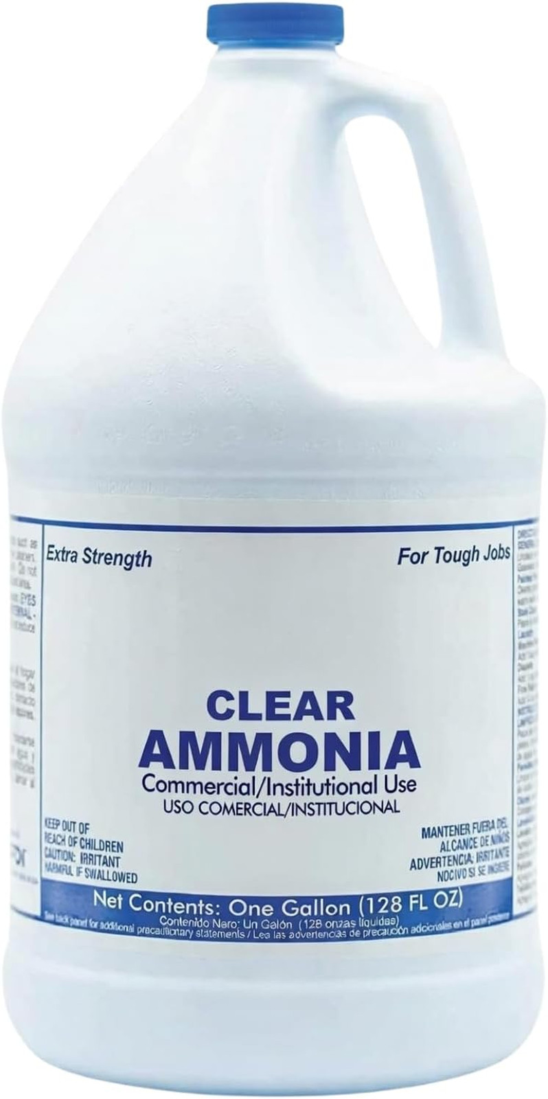 (4 Gallons) Clear Ammonia Cleaner Liquid, Multi-Surface Cleaning Solution | Remo