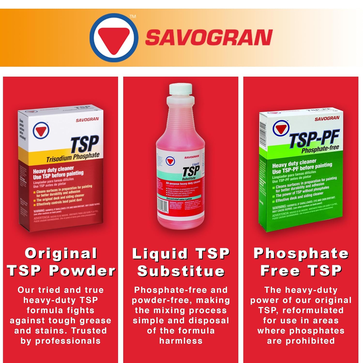 Savogran 10621 Trisodium Phosphate (TSP) 1LB (16oz)