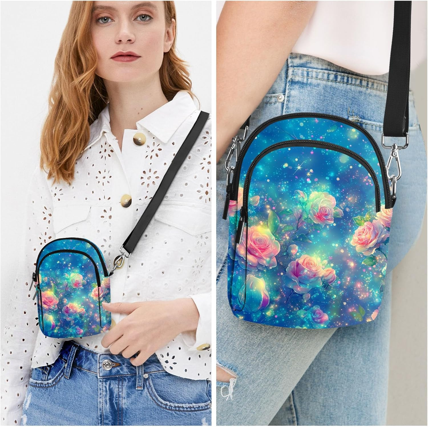 Small Crossbody Bag for Women Cell Phone Purse with Adjustable Strap Shoulder Pu