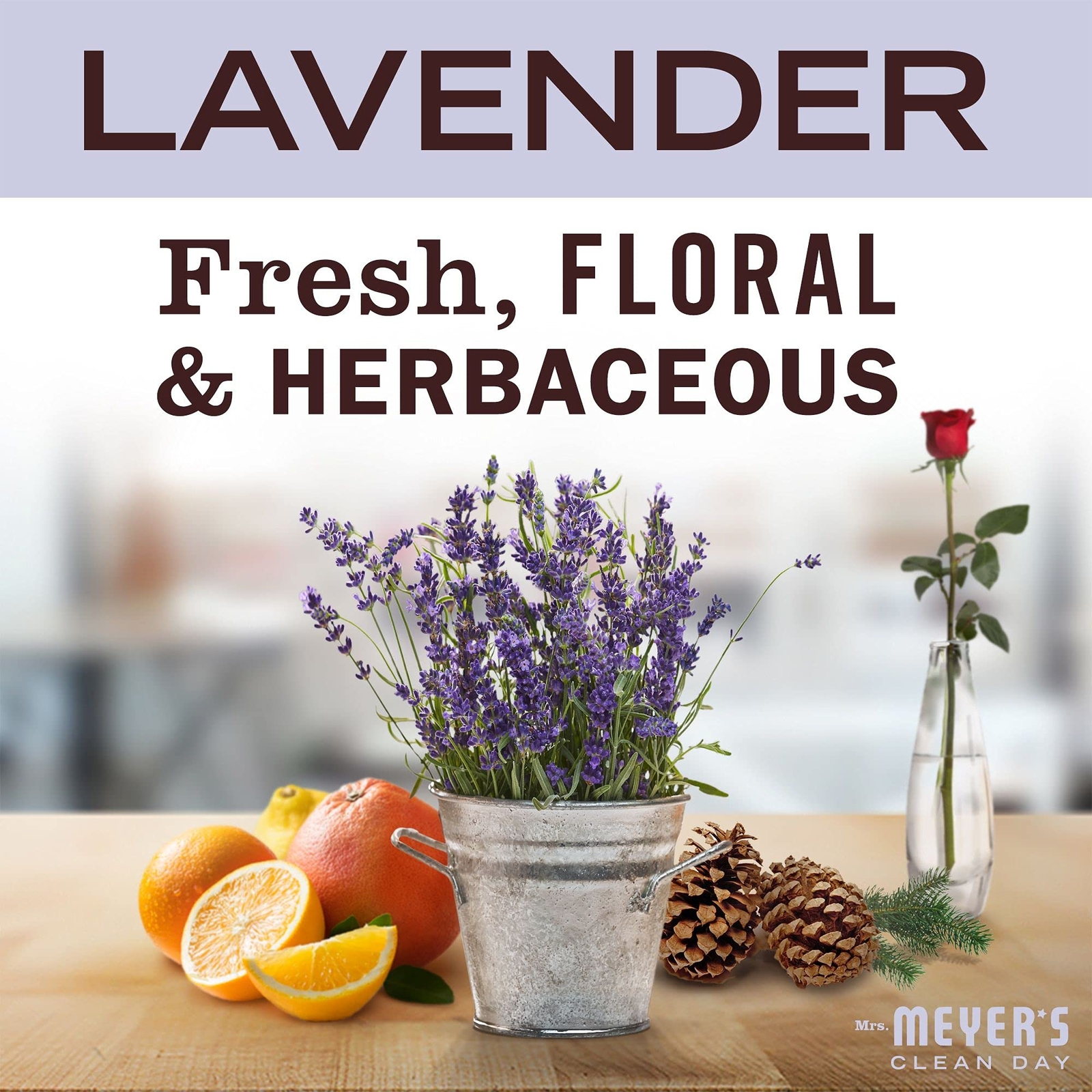 Mrs Meyers Clean Day Lavender Multi Surface Cleaner 32 Fl Oz Pack of 2