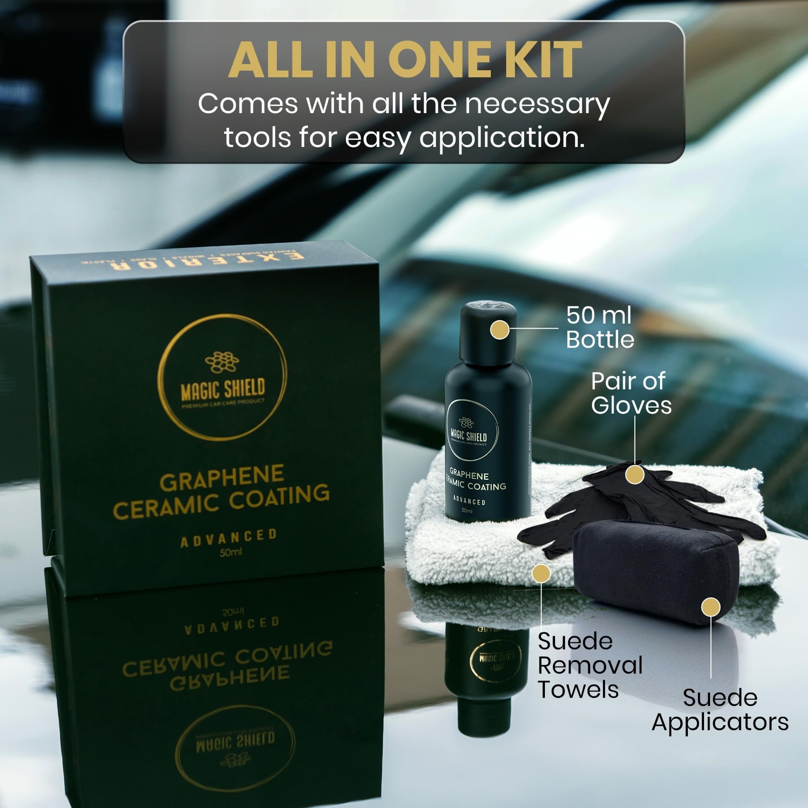Graphene Coating for Cars – Self-Healing, 5+ Years Durability, SiO2 Ceramic Prot
