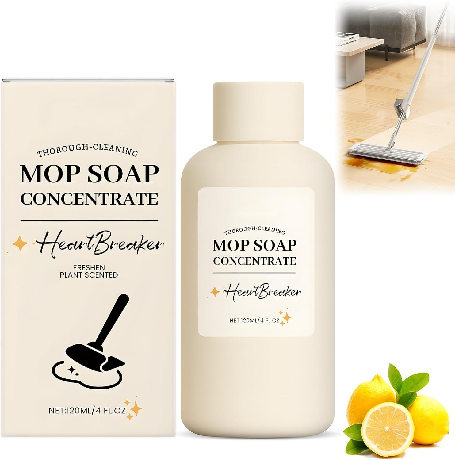 Highly Scented Liquid Floor Cleaner – Deep Clean & Lasting Freshness, 1 Fl Oz