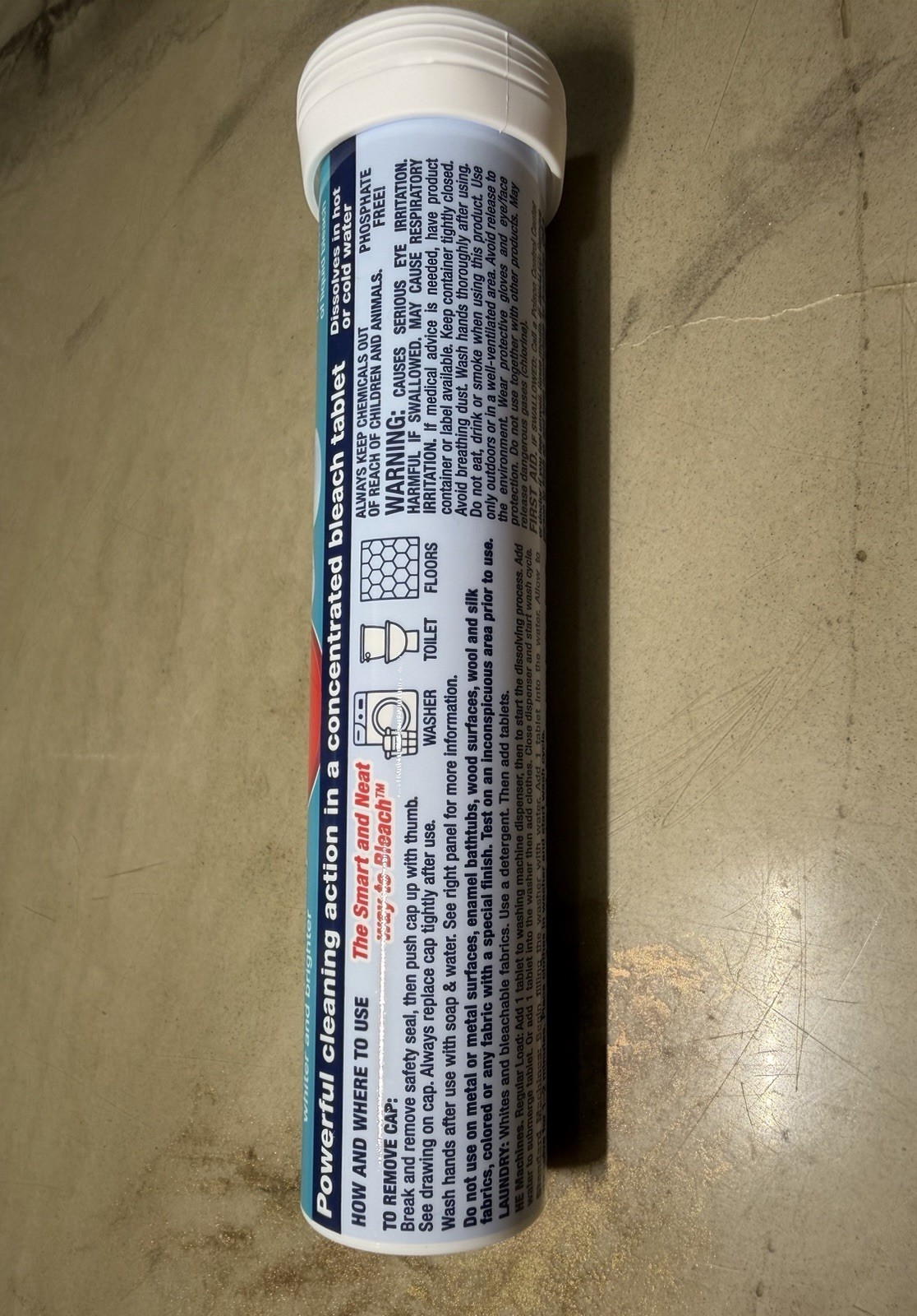 4x Neat Concentrated Bleach Tablets 40 Ct Total