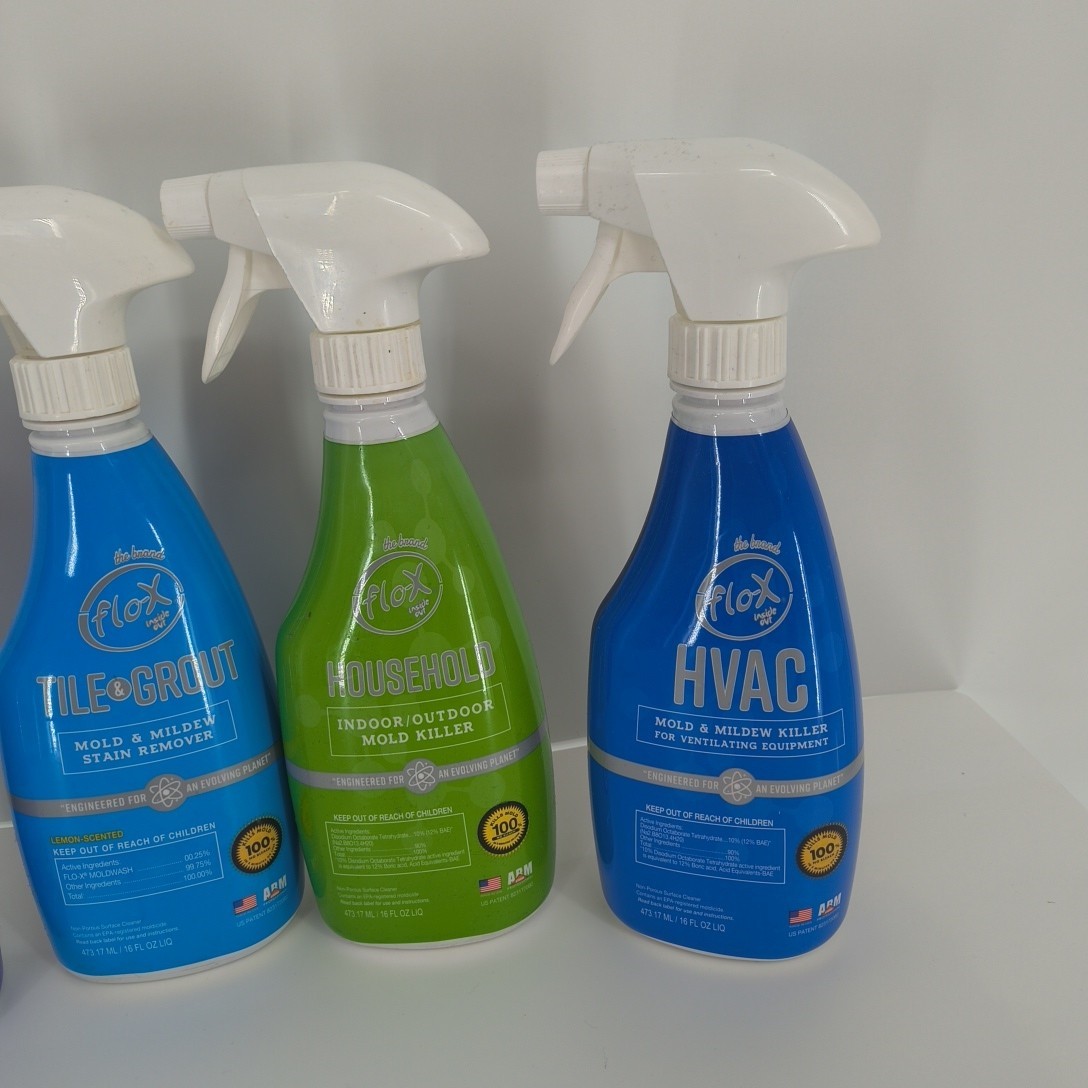Flo-x 4 Pack Spray Shower Bath Tile Grout Household HVAC 16oz Each
