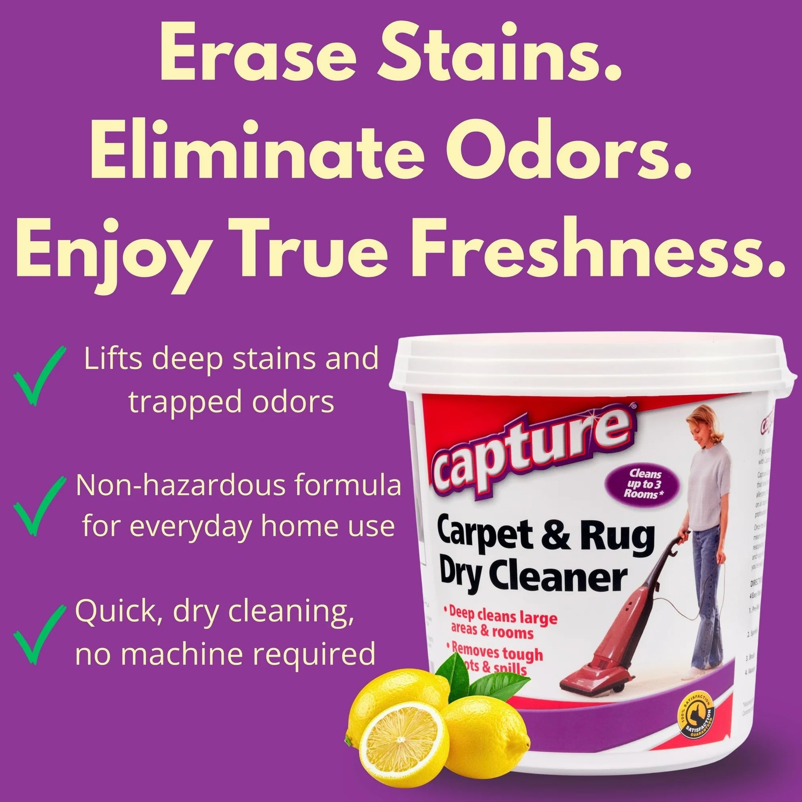 Carpet & Rug Dry Cleaner: Carpet Deodorizer & Freshener Powder – Pet Odor Eli…